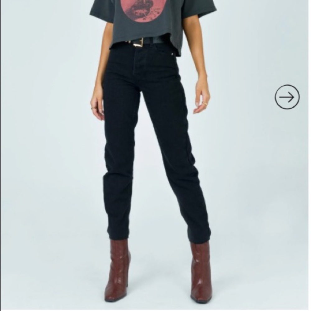 princess polly | NWT black straight leg jean